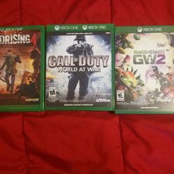 3 Xbox one games