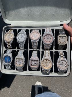 Moissanite watch