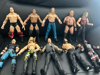 WWF Wrestling Action Figures Lot of 10