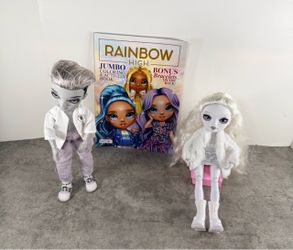 Rainbow High Dolls with Coloring Book Bundle