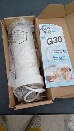 Clean and pure G30 paragon water filter