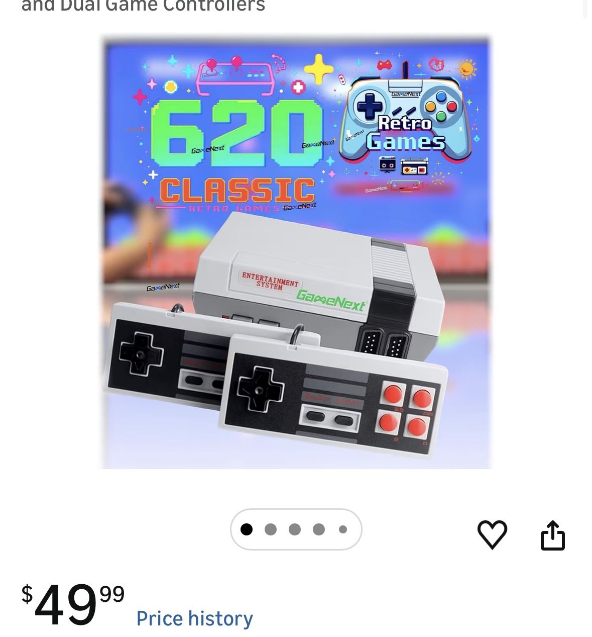 Mini Retro Game Console