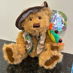 Fiesta Talking RAINFOREST RUDY Ranger 10 Teddy Bear w/Frog Plush Toy WITH TAGS! 