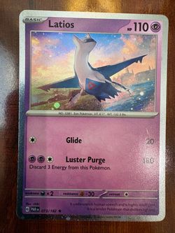 Pokemon Latios PAR 73/182 Paradox Rift Cosmo Holo Rare MP/HP