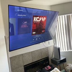 65 " Roku TCL 4k TV + rotating mount 