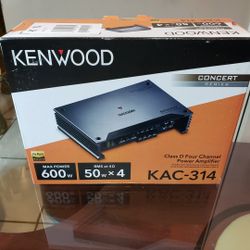 Brand New 4 Channel KENWOOD AMPLIFIER 