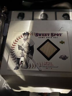 Upper Deck Sweet Spot Stan Musial Game-Used Bat Card
