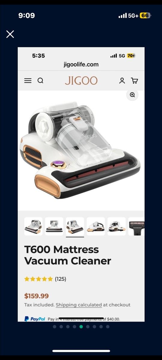 T600 Mattress Vacuum Cleaner