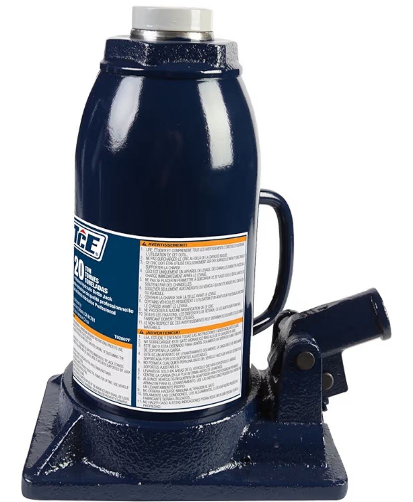 TCE 20 Ton Torin Hydraulic Welded Bottle Jack