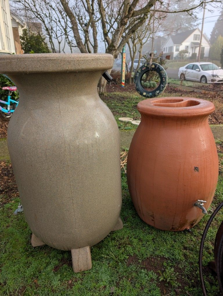 Two Free Rain Barrels