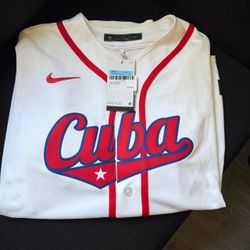 2026 WBC CUBA MEN'S NIKE STADIUM JERSEY – OFFICIAL HOME WHITE EDITION