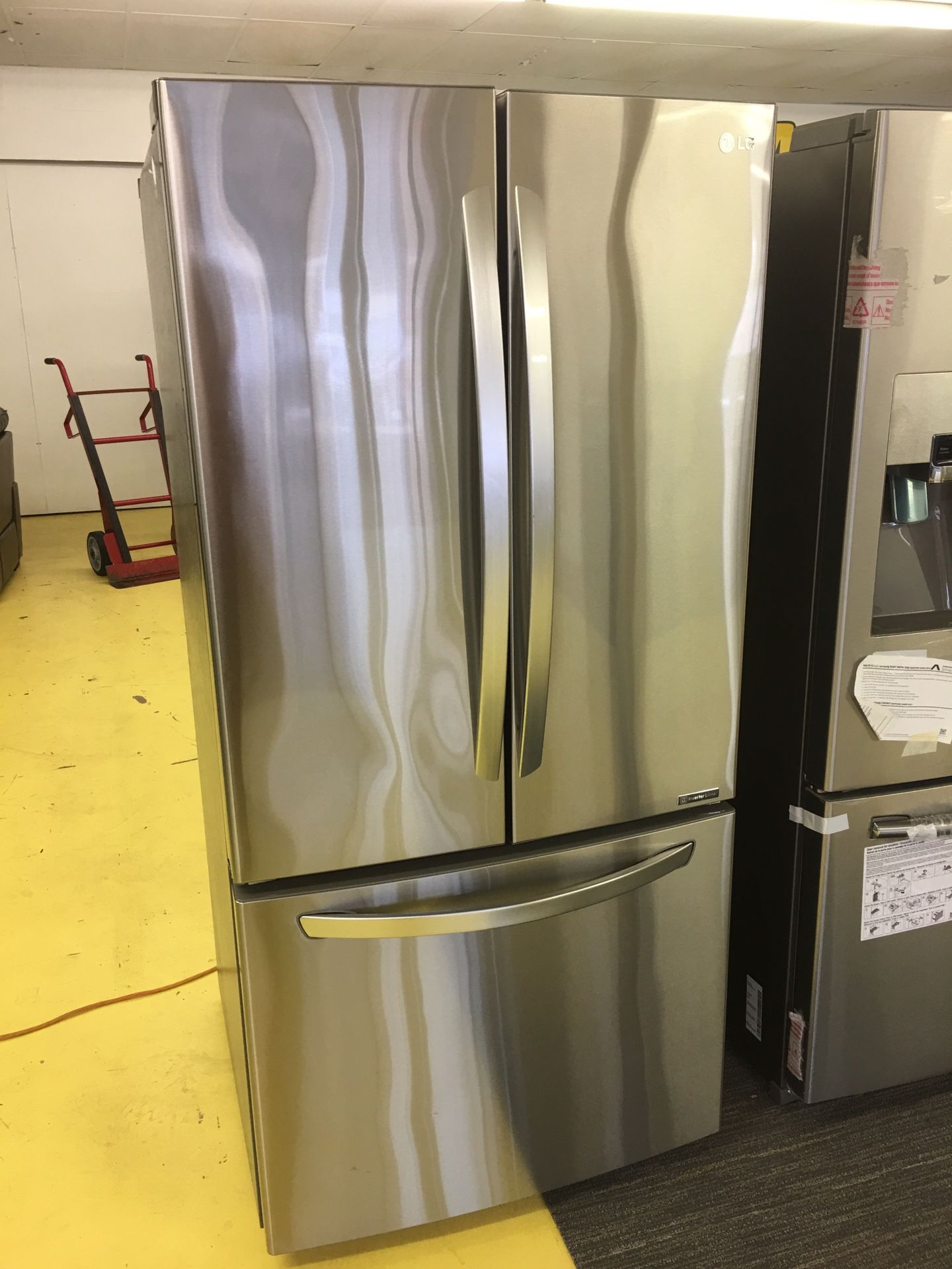 LG French Door Refrigerador Stainless Steel 33 Inches With Warranty No Credit Needed Just $39 De Enganche You Take Home