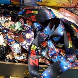 $5 Lanyard Each Naruto, Dragon BALL Z, DEMON SLAYER, ETC