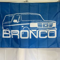 Ford Bronco Wall Flag (3’x5’)