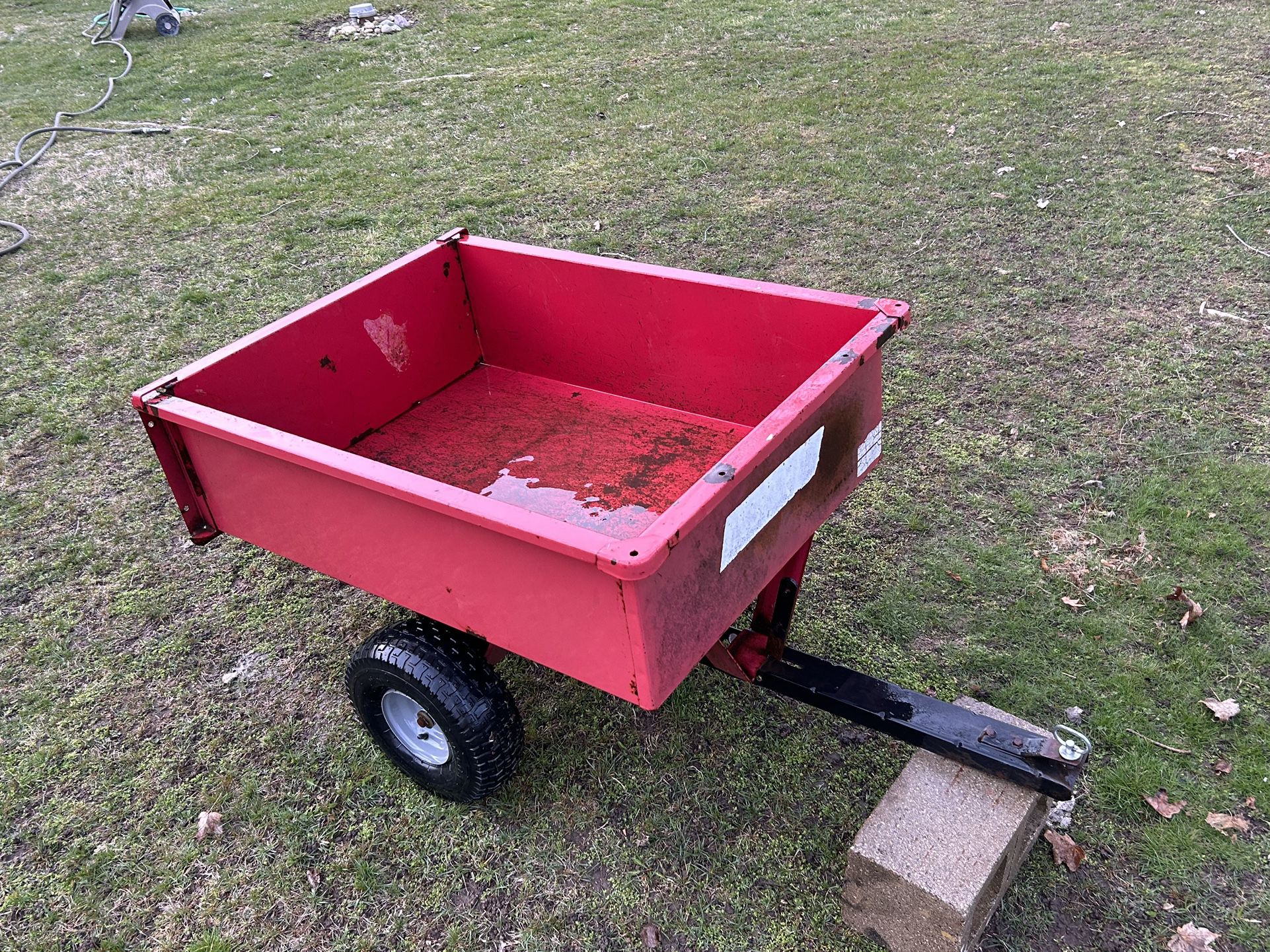utility trailer for riding mower
