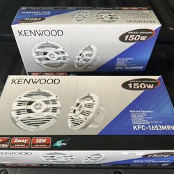 Kenwood Kfc 1653 Mrw Marine Speakers $85 Per Pair