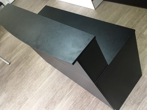48 Reception Desk Black From Sally Beauty For In 48 Reception Desk Black From Sally Beauty