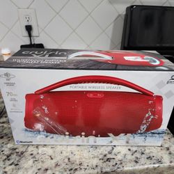 New Red Waterproof Bluetooth Speaker 