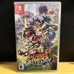 Nintendo Switch Super Mario Strikers Battle League video game console system or Lite OLED Football Bros