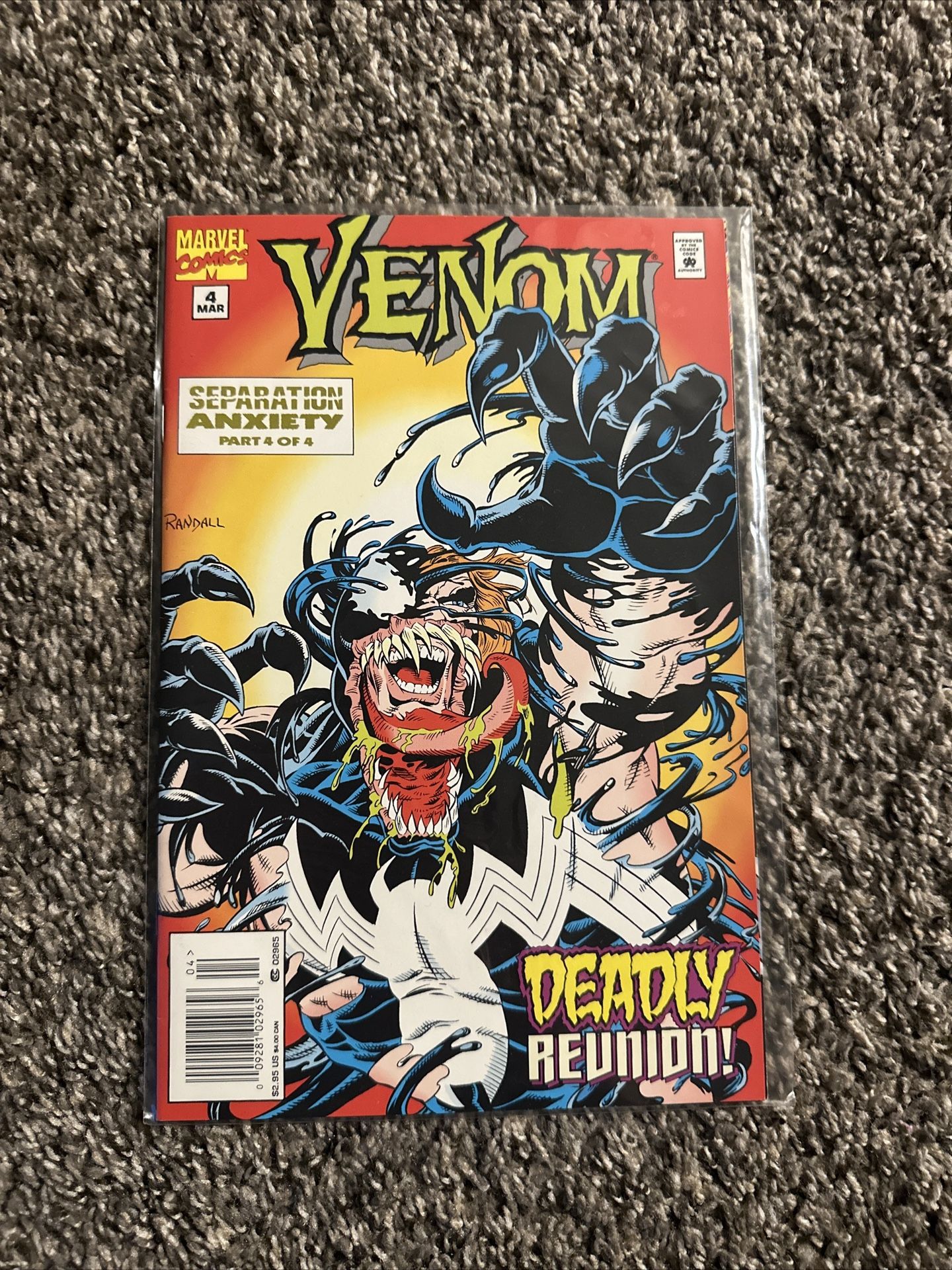 Venom: Separation Anxiety #4 (Marvel Comics March 1995)