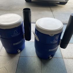 2- 5 Gallon Drinking Water Containers