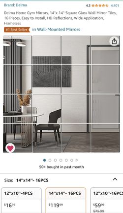 Mirrors 4 Boxes 14 X 14