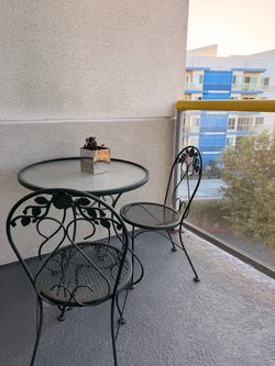 Chair and table set