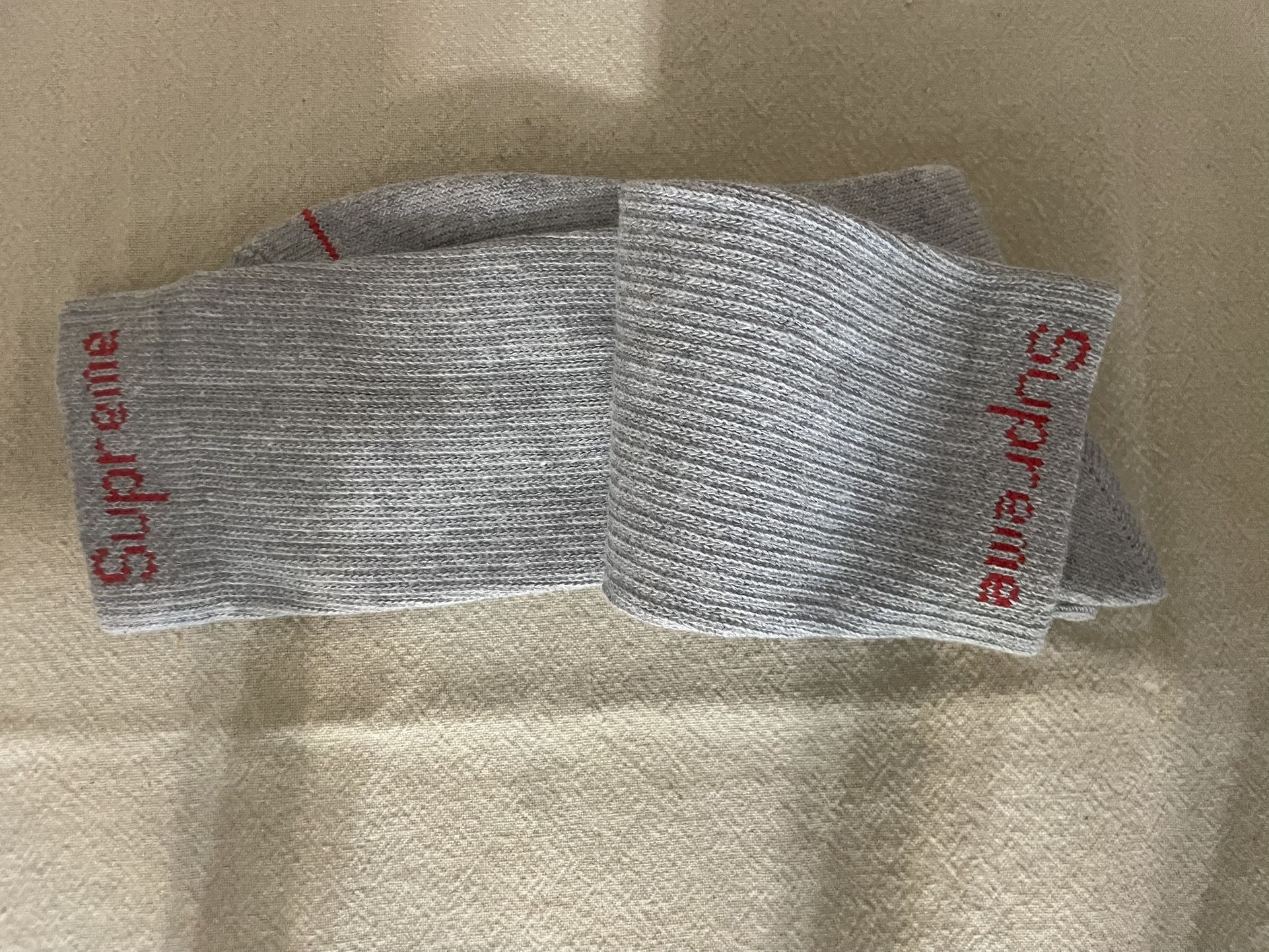 Gray Supreme Socks / grey