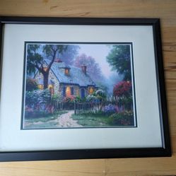 Thomas Kincade Framed Painting Print