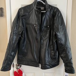 Michael Kors Men’s Leather Jacket Black