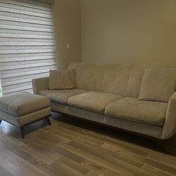 Sofa and Ottoman For Sale
