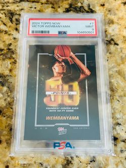 2024 Topps Victor Wembanyama PSA 9
