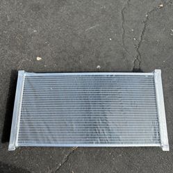 2Row 24" Aluminum cooling Radiator 2007-2016 Mini Cooper Coupe S Clubman ONE R55 R56 R57