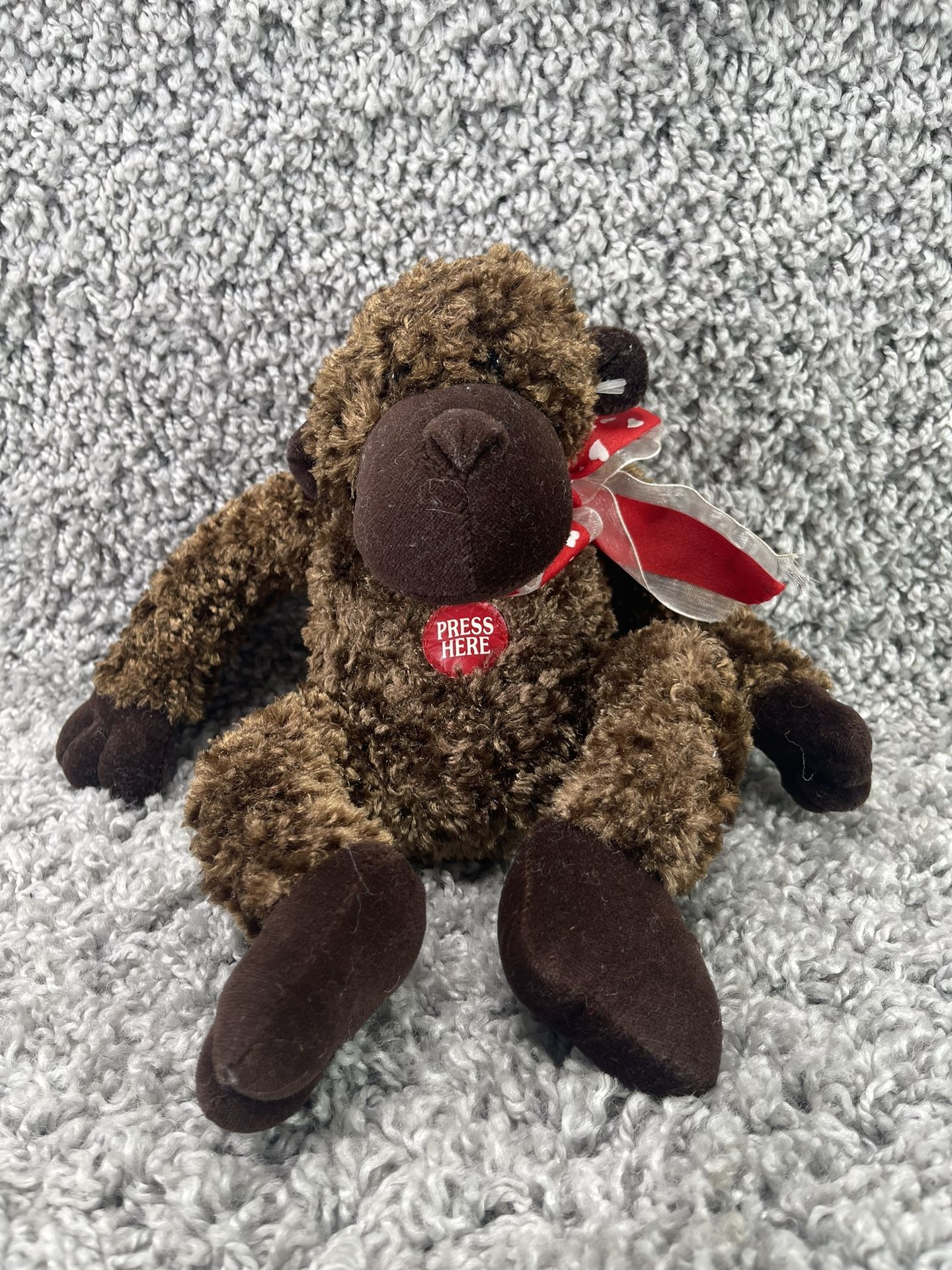 Gorilla Heart Plush You Dan Dee