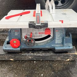 Bosch 15 Amp 10” Table Saw w/cart