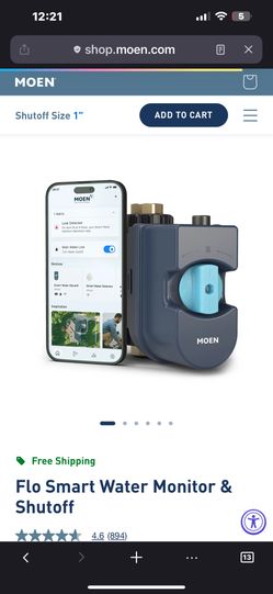 Brand New Moen Water Dectector