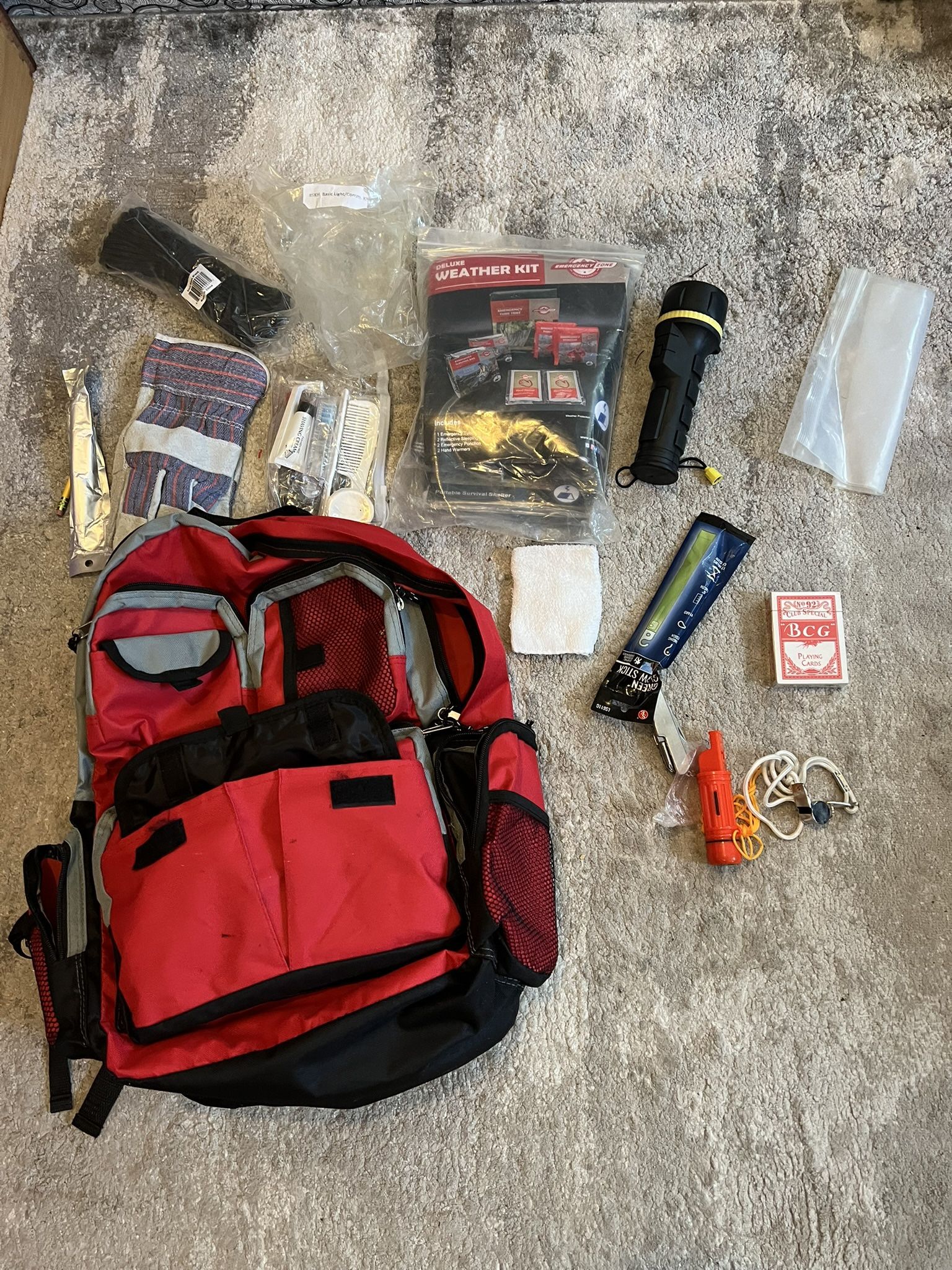 Emergency Kit Backpack
