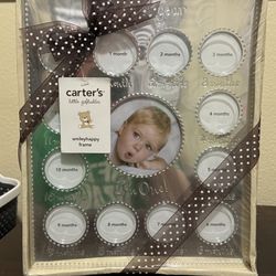 Carter’s My First Year Photo Frame - NWT