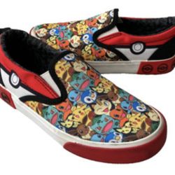 Pokémon Shoes Size 2 Like New 
