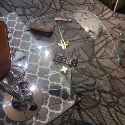 2 Glass Tables
