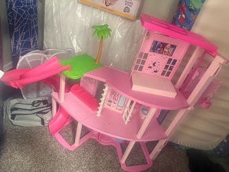 Barbie Dreamhouse 3-Story Dollhouse with Slide