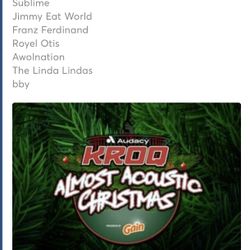 Almost Acoustic Christmas Concert at The Forum 