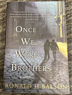 Ronald H. Balson Once We Were Brothers: A Novel (Liam Taggart and Catherine Lockhart, 1)