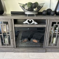 Tv Stand With Electric Fireplace 