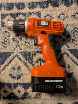Black&Decker Cordless Drill 10mm 12v