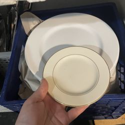 Real Ceramic Dinner And Dessert Plates 