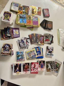 100’s Of Miscellaneous Trading Cards Pokemon, Magic The Gathering, GI Joe, Football, Baseball, Hockey, NASCAR, Star Wars, Marvel All Included