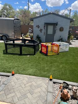 $45 Small pet pin, Various sizes of Pet cage’s and food containers