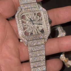 Men’s Mossinite Buss Down Watch