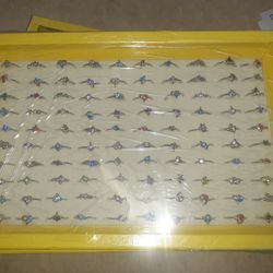 Whole Box Of Brand New Fashion Rings 